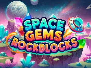 Space Gems Rockblocks game cover